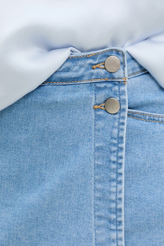 Answear Lab pantaloni scurti jeans albastru rd2320.1.flk