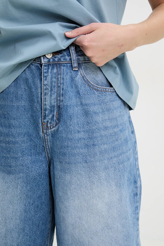 Answear Lab pantaloni scurti jeans albastru 31806.ios