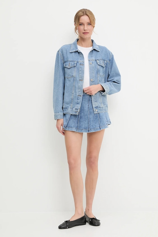 Suknja-hlače od trapera Answear.LAB 9328.hos plava WW25