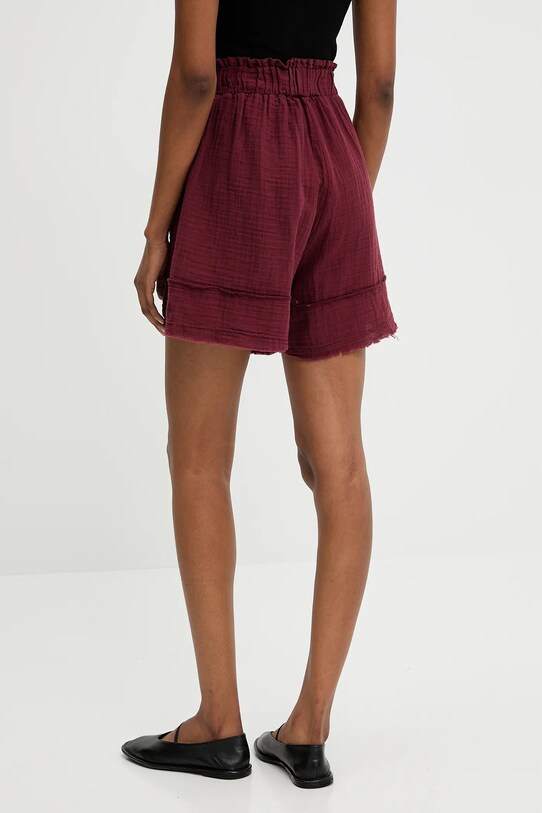 Îmbrăcăminte Answear Lab pantaloni scurti NB25.1005.tos burgundia