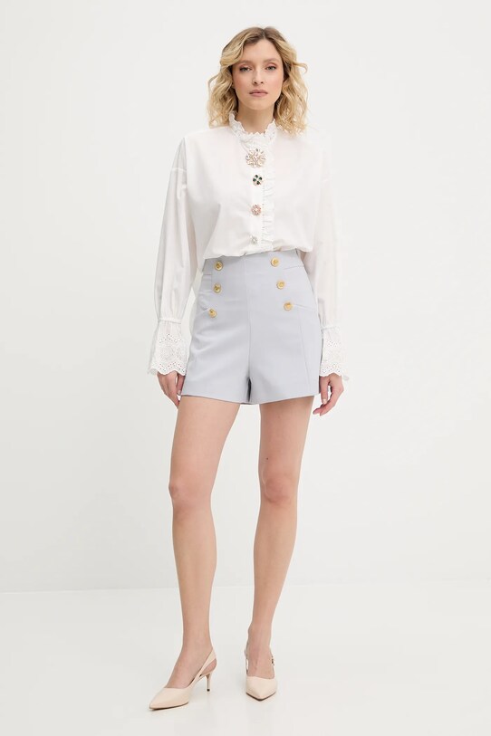 Answear Lab pantaloni scurti 16789.tos albastru WW25