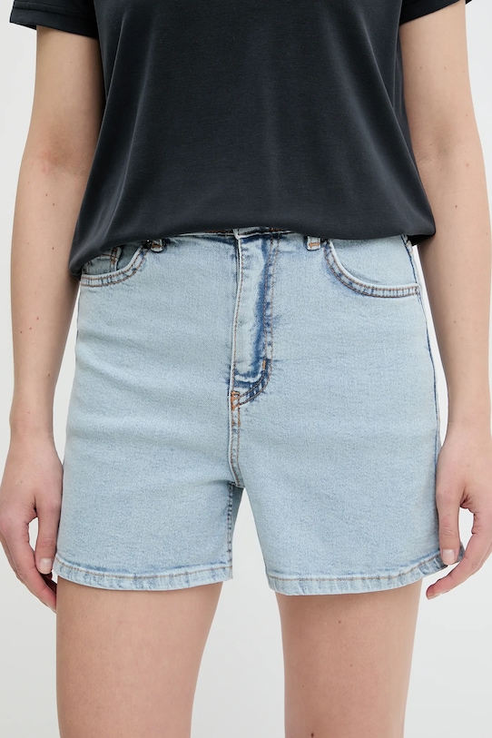 Answear.LAB szorty jeansowe bawełna niebieski 424.tos