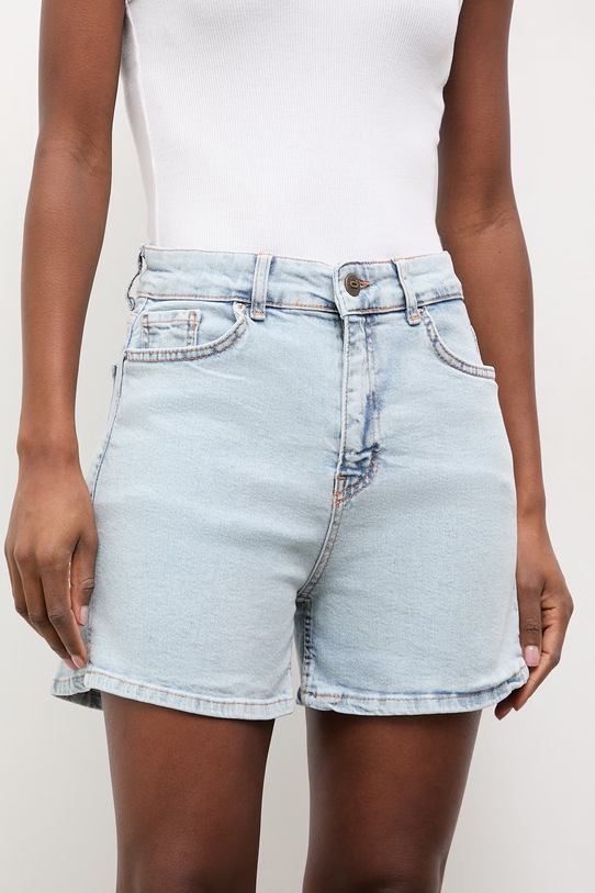 Дрехи Дънков къс панталон Answear.LAB 424.tos син