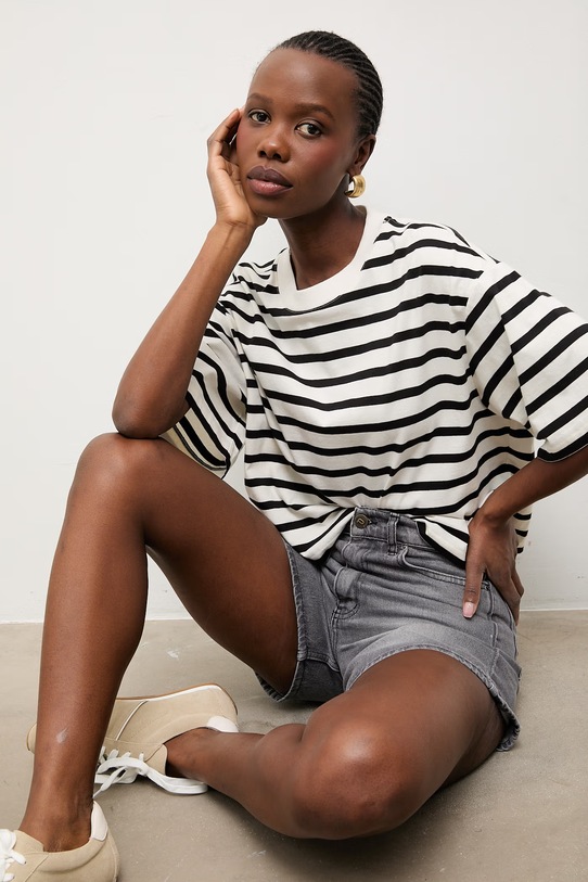 Answear.LAB pantaloncini di jeans 424.tos grigio WW25