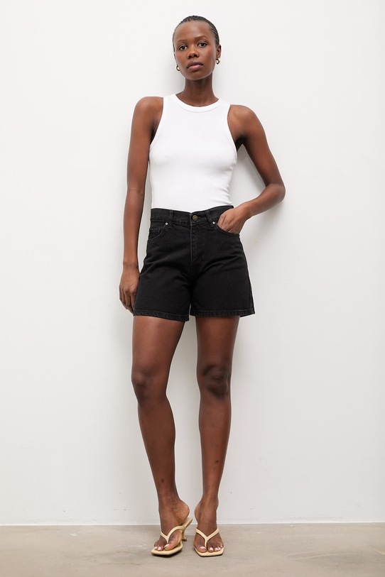 Džínové šortky Answear.LAB 424.tos černá WW25