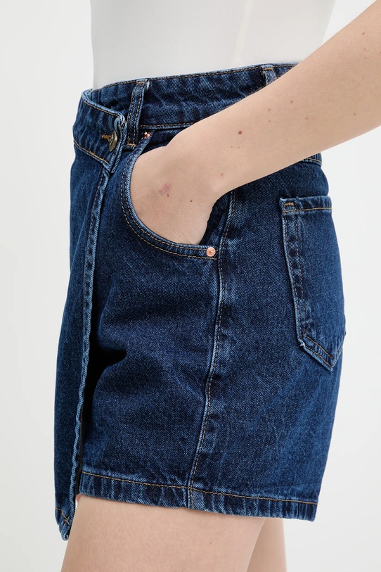 Answear.LAB szorty jeansowe granatowy 8017.tos