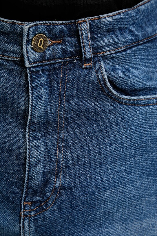 Answear.LAB szorty jeansowe granatowy BS305903.tos