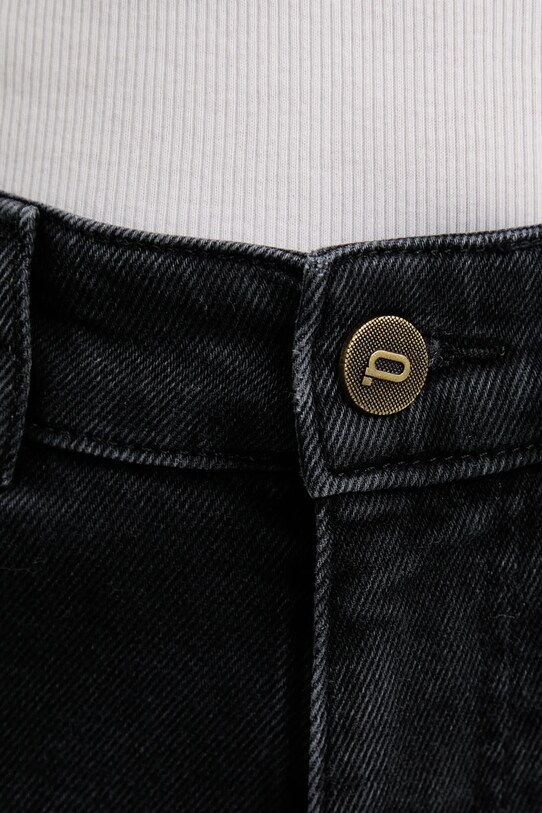 Answear.LAB szorty jeansowe czarny BS305903.tos