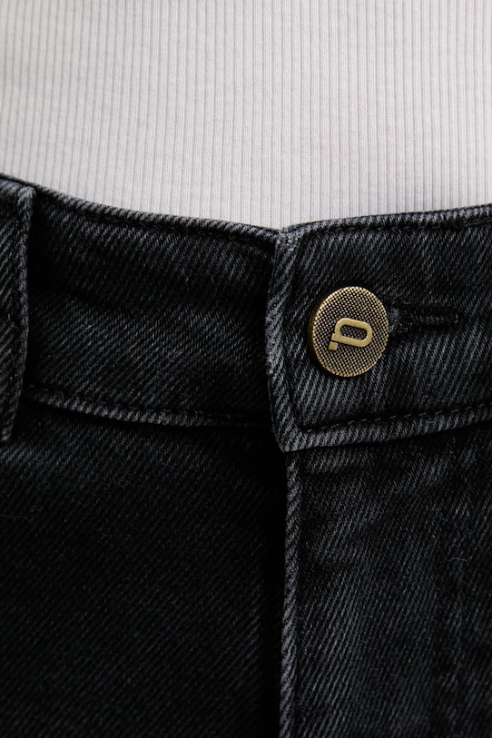 Answear Lab pantaloni scurti jeans negru BS305903.tos