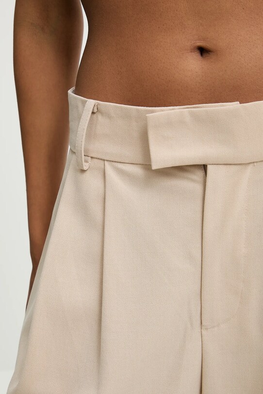 Šortky z vlněné směsi Answear.LAB béžová 2620.HAK