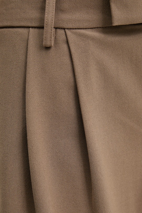 Šortky z vlněné směsi Answear.LAB hnědá 2620.HAK