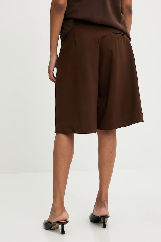 Îmbrăcăminte Answear Lab pantaloni scurti din lana 2620.HAK maro