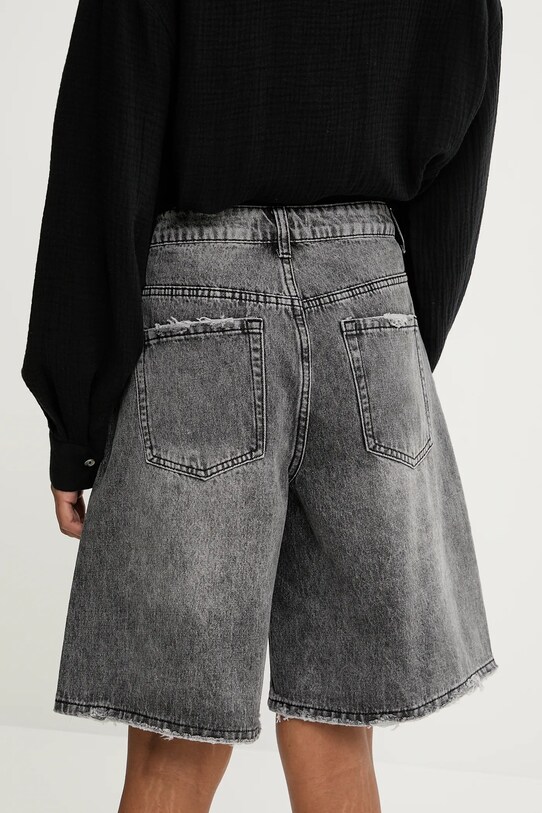 Odzież Answear.LAB szorty jeansowe f31881.iak szary