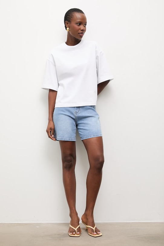 Τζιν σορτς Answear.LAB SW.8543.hos μπλε WW25