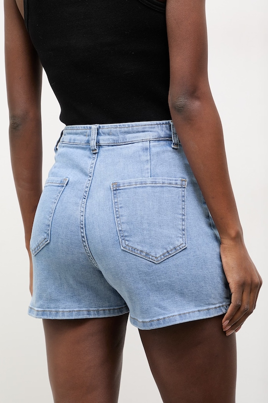 Answear.LAB spódnicospodnie jeansowe niebieski A315.hos