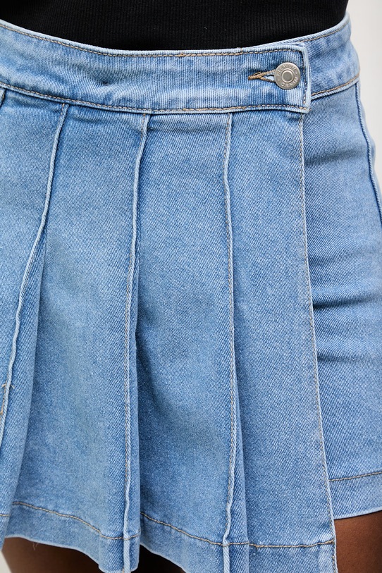 Answear.LAB spódnicospodnie jeansowe M66093.hos niebieski