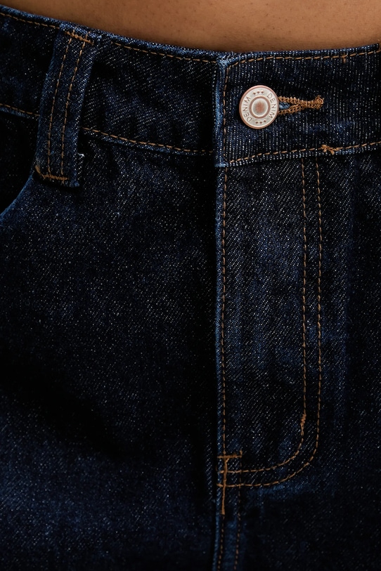 Answear.LAB szorty jeansowe granatowy JD584BT.hak