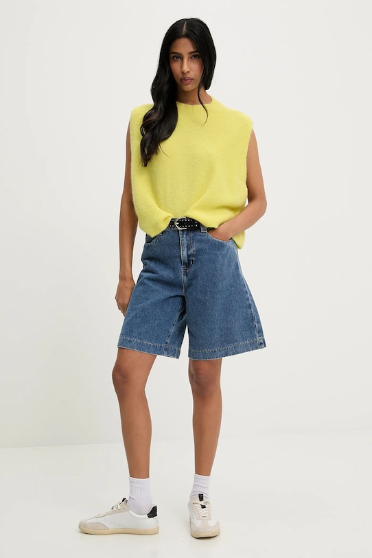 Answear Lab pantaloni scurti jeans JD584J.hak albastru WW25