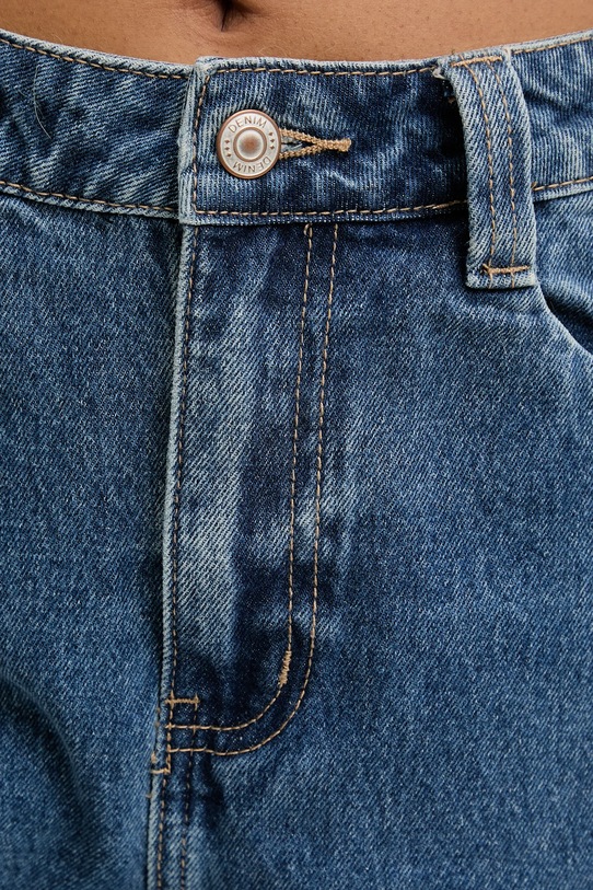 Answear Lab pantaloni scurti jeans albastru JD584J.hak