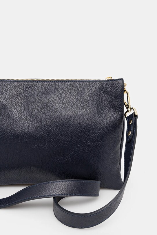 Doplnky Kožená kabelka Answear.LAB 834.ilk tmavomodrá