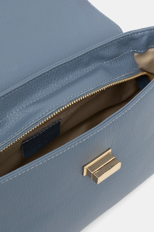 Answear.LAB torebka skórzana 1047.ilk niebieski