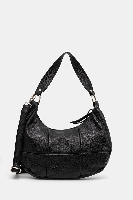 Шкіряна сумочка Answear.LAB лицьова шкіра чорний 1023.ilk