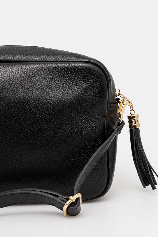 Kožna torba Answear.LAB 930.ilk crna WW25