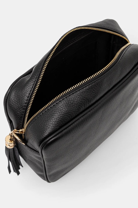 Kožna torba Answear.LAB 930.ilk crna