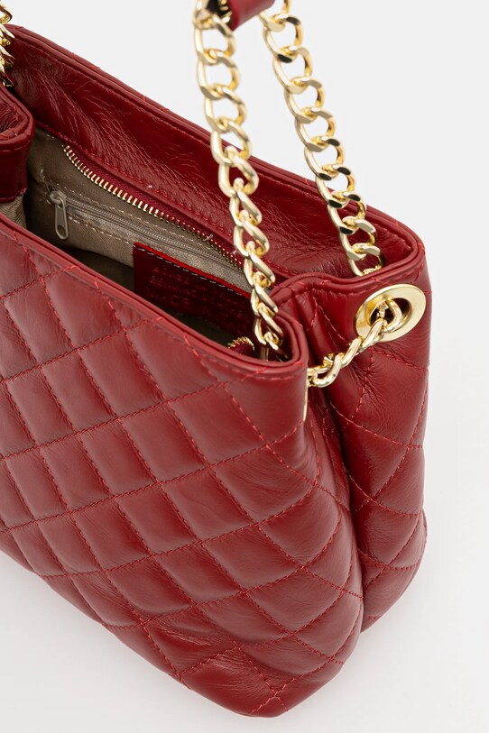 Answear Lab poseta de piele 866.ilk rosu