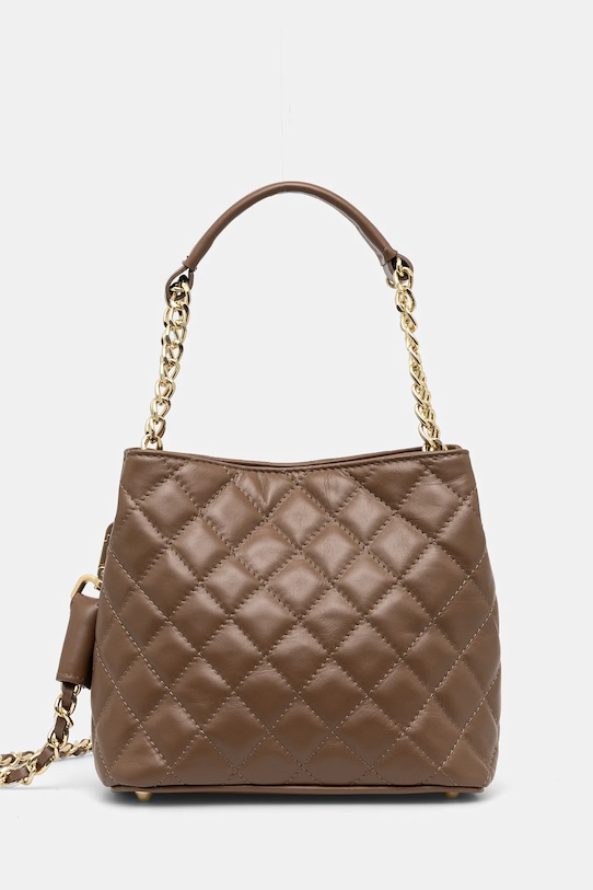 Kožená kabelka Answear.LAB usňová koža béžová 866.ilk