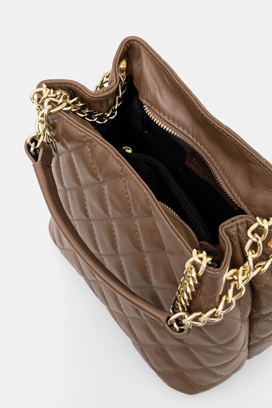 Kožená kabelka Answear.LAB 866.ilk béžová