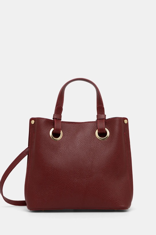 Answear Lab torebka skórzana skóra licowa czerwony 1071.ilk