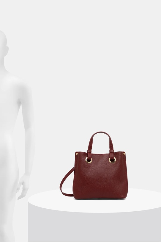 Answear Lab torebka skórzana 1071.ilk czerwony