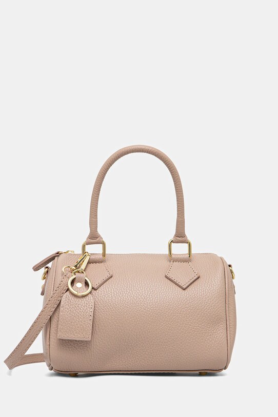 Answear Lab borsa a mano in pelle pelle fiore beige 841.ilk