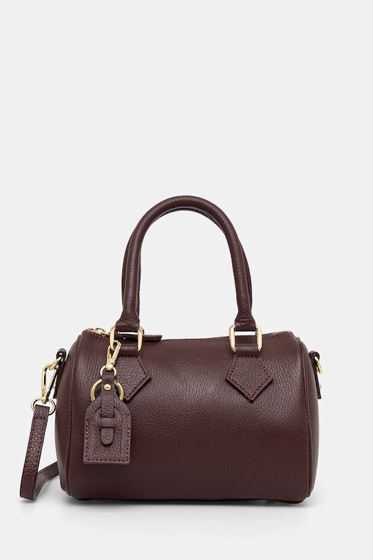 Kožená kabelka Answear.LAB přírodní kůže burgundské 841.ilk
