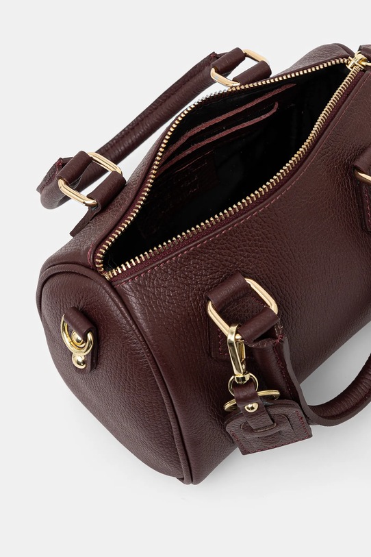 Kožená kabelka Answear.LAB 841.ilk burgundské