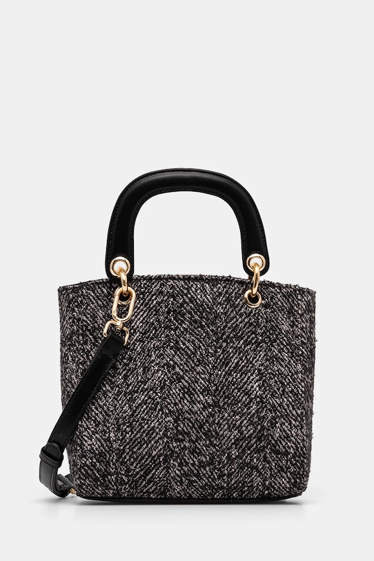 Τσάντα Answear.LAB υφασμάτινο μαύρο 70412.ilk