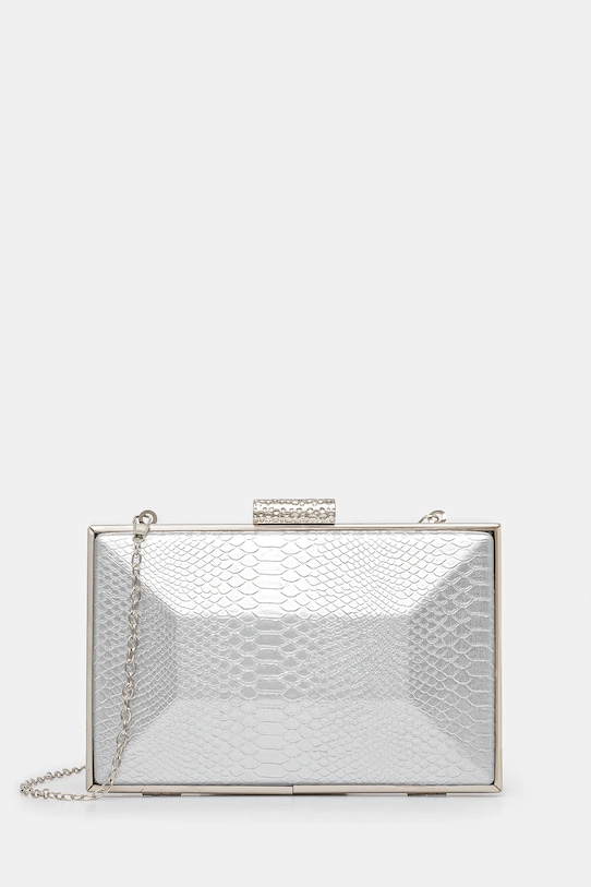 Listová kabelka Answear.LAB jednofarebný strieborná AST20248.hms