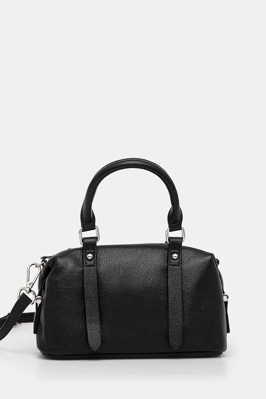 Kožená kabelka Answear.LAB přírodní kůže černá 1185.CMS