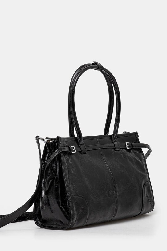 Answear.LAB torebka skórzana 1187.CMS czarny WW25