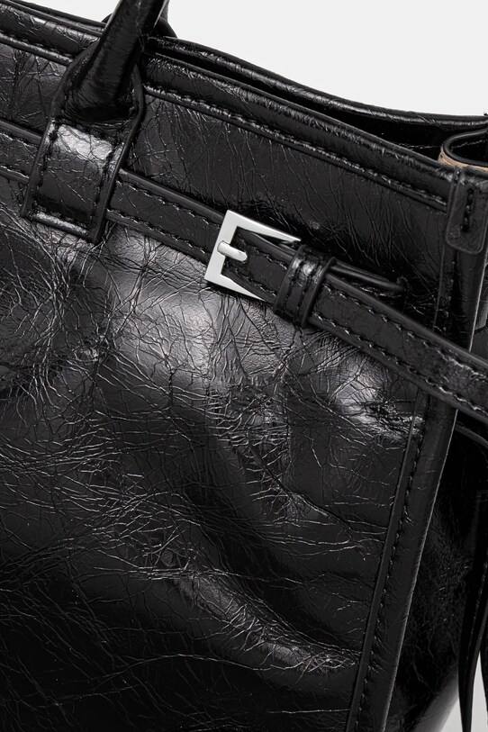 Answear.LAB torebka skórzana czarny 1187.CMS