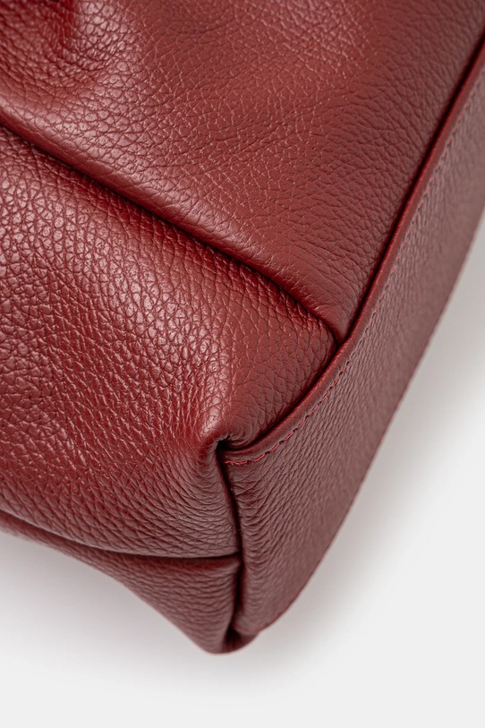 Answear Lab poseta de piele burgundia 1006.hMS