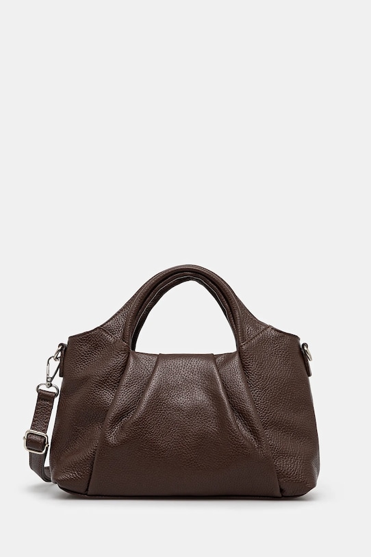 Answear.LAB torebka skórzana skóra licowa brązowy 1006.hMS