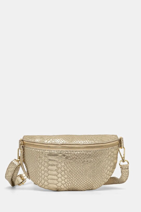 Answear.LAB nerka skórzana skóra licowa złoty 1057.hms