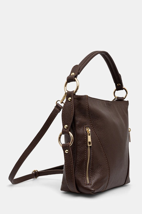 Kožená kabelka Answear.LAB 1039.hms hnedá WW25
