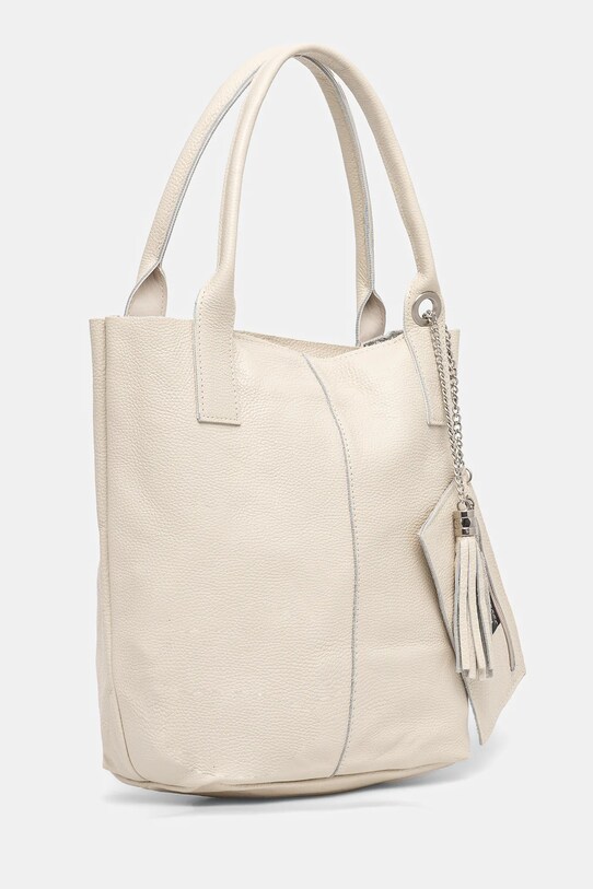 Δερμάτινη τσάντα Answear.LAB 100400.hms μπεζ WW25