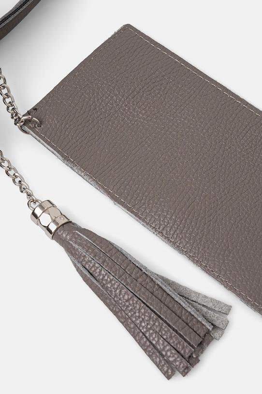 Шкіряна сумочка Answear.LAB сірий 100400.hms