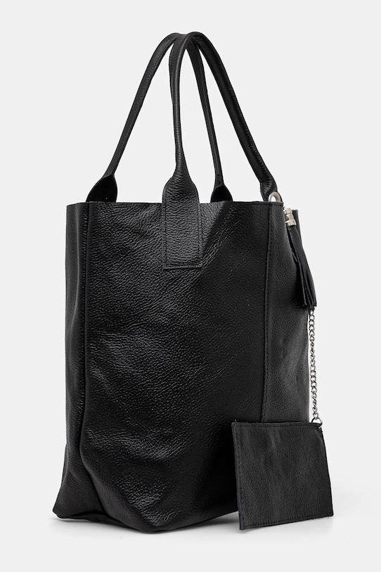 Answear.LAB torebka skórzana 100400.hms czarny WW25