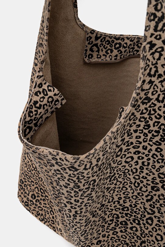 Answear.LAB torebka zamszowa beżowy 103.1.hms