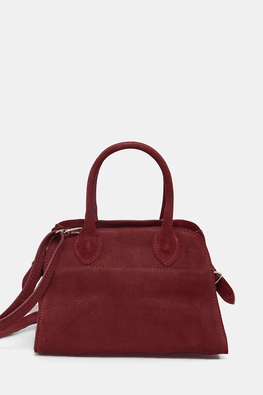 Semišová kabelka Answear.LAB semišová kůže burgundské 1080.ios